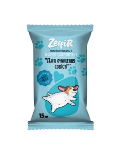 Серветки вологі антибактеріальні "Для очищення совісті" ТМ Zeffir 15шт