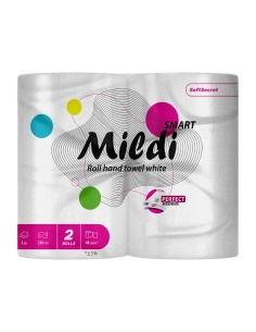 Туалетний папір 2шари Mildi Smart білі
