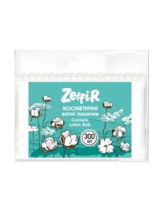 Ватні палички косметичні ТМ Zeffir 300шт