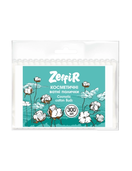 Ватні палички косметичні ТМ Zeffir 300шт