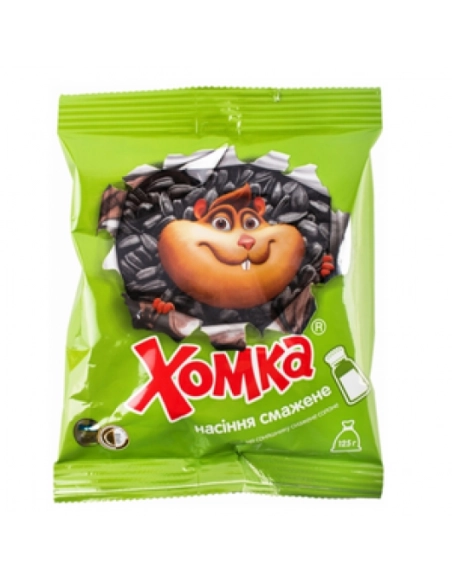 Насіння соняшника солоне 125г Хомка
