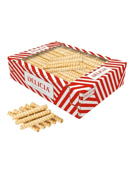 Вафлі Трубочки зі смаком пряженого молока 0,4х5