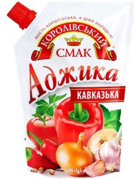 Аджика кавказька ТМ Королівський смак д\п 180г