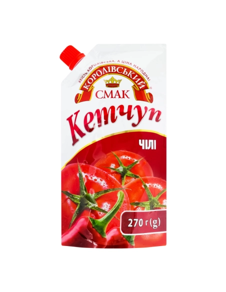Кетчуп Чілі Королівський смак д\п 270г