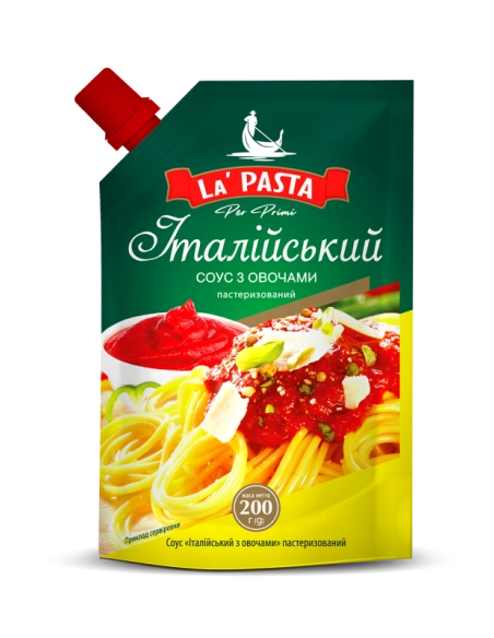 Соус Італійський з овочами пастеризований ТМ La Pasta Per Primi 200г