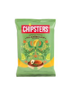 Чипси картопляні зі смаком Котлета по-київськи ТМ CHIPSTER`S 100г