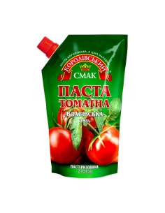 Томатна паста Власівська 25% ТМ Королівський смак  д\п 270гр