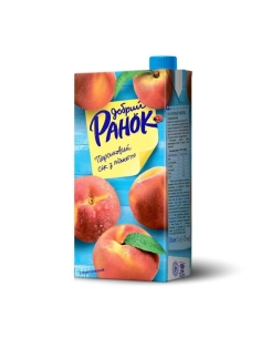 Сік персиковий з м'якоттю ТМ Добрий ранок 1,9л