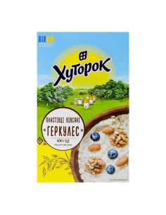 Пластівці вівсяні "Геркулес" ТМ "Хуторок" 400г
