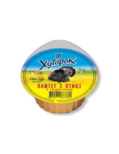Паштет із птиці з індичкою ТМ Хуторок 130г
