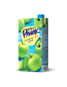 Нектар  яблучний 1л ТМ Добрий Рвнок 1л