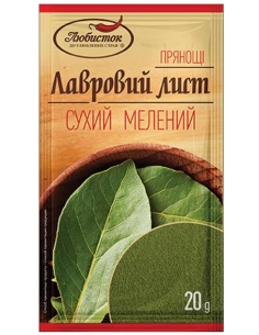 Лавровий лист Любисток сух чист 20г