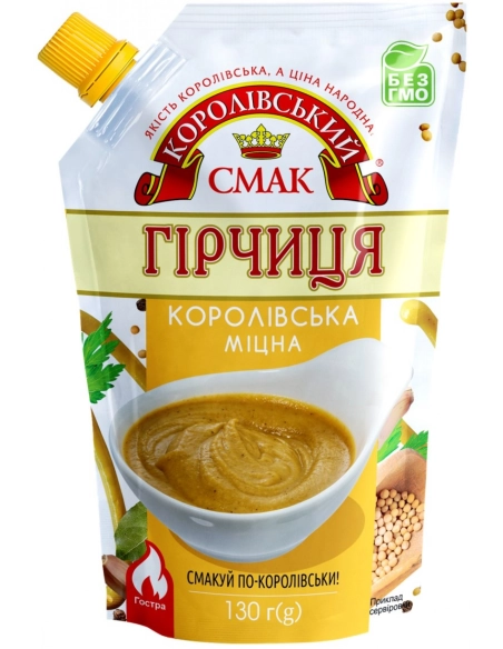 Гірчиця Міцна ТМ Королівський смак д\п 130г