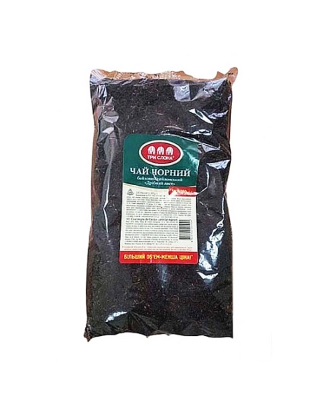 Чай ТРИ СЛОНА №100 цейлонський чорний дрібний 600г