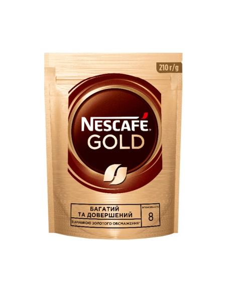 Кава нескафе Голд Пак 210гр