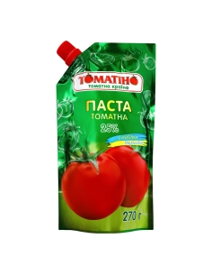 Томатна паста Томаніно 25% 270г дой-пак