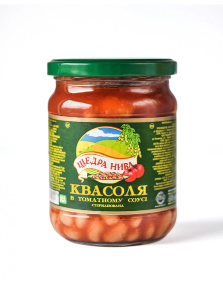 Квасоля в томатному соусі Щедра 480г