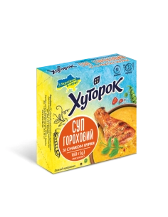 Суп гороховий зі смаком курки ТМ Хуторок 160г