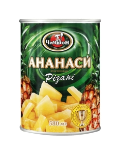 Ананаси Чемпіон  різані 580мл